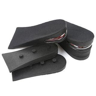 Stackable Heel Lift Shoe Insole Black - One Size