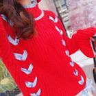Turtleneck Stitched Sweater
