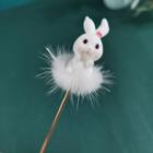 Fluffy Rabbit Hair Stick