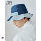 Two-tone Denim Bucket Hat Denim Blue - One Size