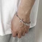 Cross Metallic Chain Bracelet