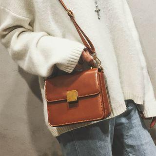Top Handle Boxy Crossbody Bag