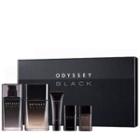 Odyssey - Black Basic Set: Skin Refiner 130ml + 30ml + Emulsion 100ml + 30ml + Cleansing Foam 30ml 5pcs