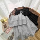 Set: Crop Camisole Top + Shorts