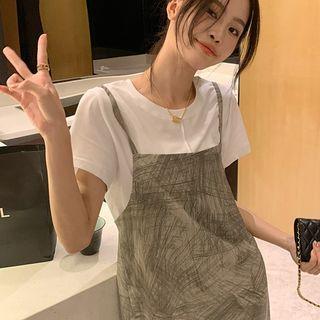 Short-sleeve Plain T-shirt 6914 - T-shirt - White - One Size