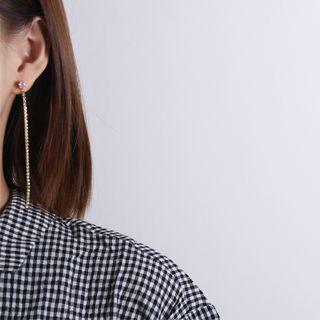 Rhinestone Line Earring