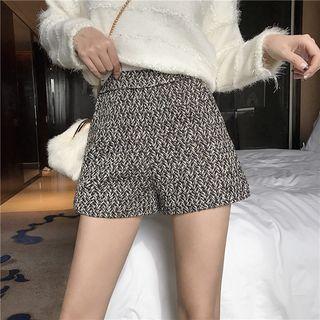 Tweed Slim-fit Shorts