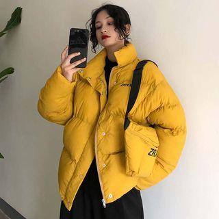 Padded Jacket / Lettering Fanny Pack