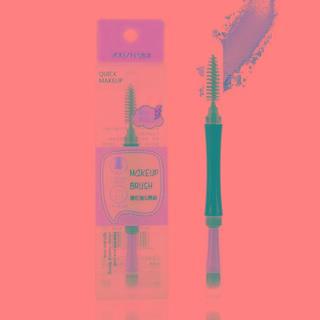 Dual Head Eyelash Makeup Brush As Shown In Figure - One Size
