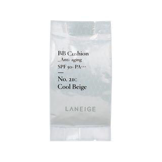Laneige - Bb Cushion Anti-aging Spf50+ Pa+++ Refill Only (#21c Cool Beige)