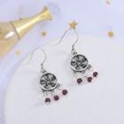 925 Sterling Silver Beaded Dangle Earring 1 Pair - Es1044 - Silver - One Size