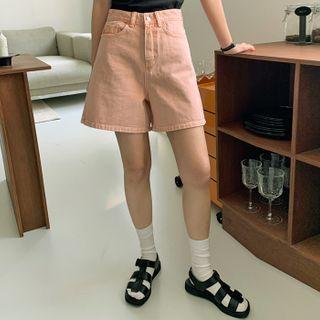 Wide-leg Pigment Shorts