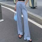 High-waist Loose Fit Striped Pants