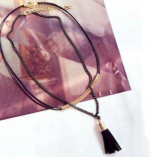 Tasseled Layered Necklace