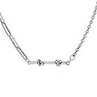 Knot Pendant Sterling Silver Necklace 112l - Silver - One Size