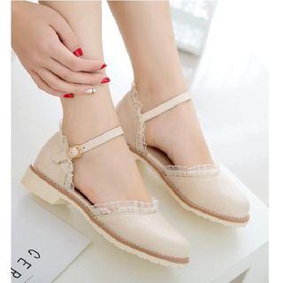 Lace Trim Sandals