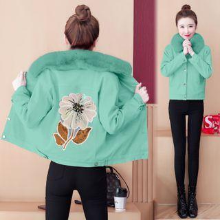 Floral Applique Denim Jacket (various Designs)
