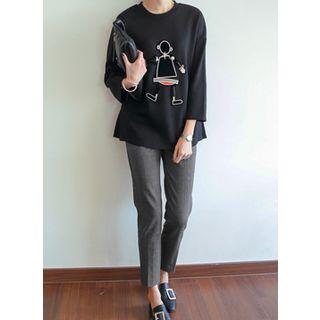 Applique-accent Top