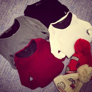 Fleece Lined Knit Pullover