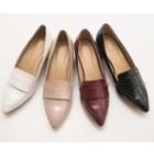 Pointy Patent Flats