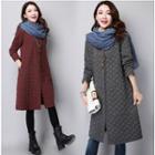 Dotted Long Padded Coat
