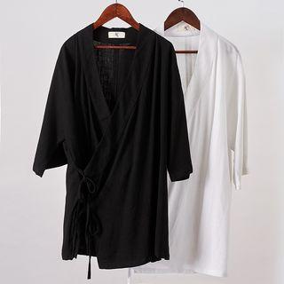 Elbow-sleeve Chinese Style Top