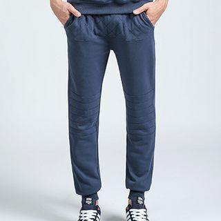 Set: Quilted Sweatshirt + Sweatpants