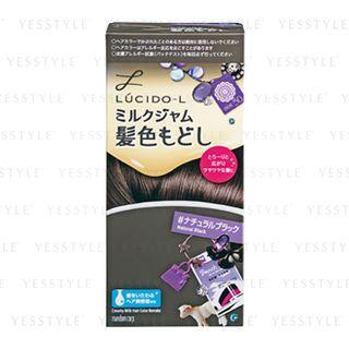 Mandom - Lucido-l Creamy Milk Hair Color (natural Black) 1 Set