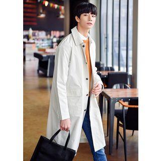 Slit-back Long Mac Coat