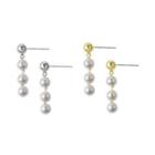 Swarovski-pearl Tier Earrings