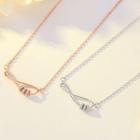 Rhinestone Infinity Necklace