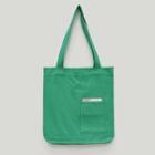 Pocket-patch Canvas Shopper Bag