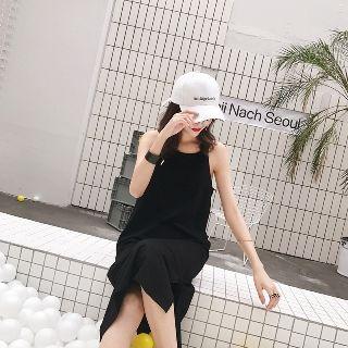 Spaghetti-strap Cross-strap Dress