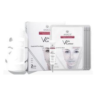 Anacis - Vela Contour Facial 4d Firm Mask Set 6 Pcs