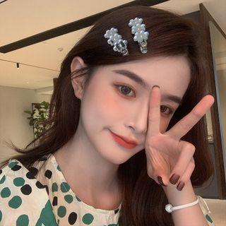Floral Hair Clip 1 Pc - Floral Hair Clip - Silver - One Size