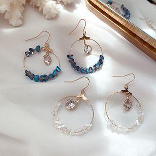 Faux Crystal Hoop Dan