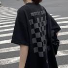 Checkerboard Print T-shirt