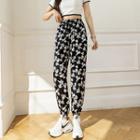 Dog Print Wide Leg Pants / Baggy Pants