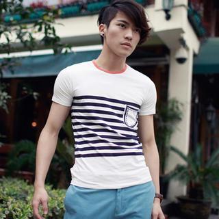 Short-sleeve Striped T-shirt