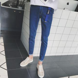 Slim-fit Jeans With Belt