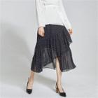 Patterned Layered Chiffon Skirt