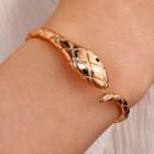 Snake Alloy Open Bangle