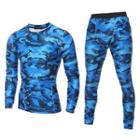 Sport Set: Camouflage Quick Dry Long-sleeve Top + Pants