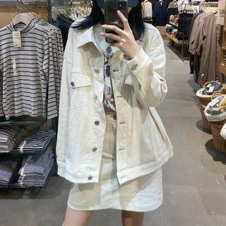 Single-breasted Jacket / Mini Skirt