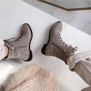 Lace Up Boots In 2 Types