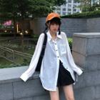 Plain Light Jacket As Shown In Figure - One Size