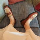 Contrast Stitch Loafers