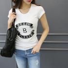 Embroidered Slim-fit T-shirt
