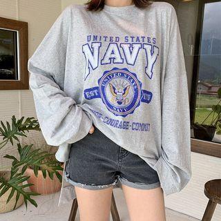 Varsity Letter Over-fit Sweatshirt