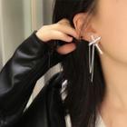 Alloy Fringed Earring 1 Piece- As Shown In Figure - One Size